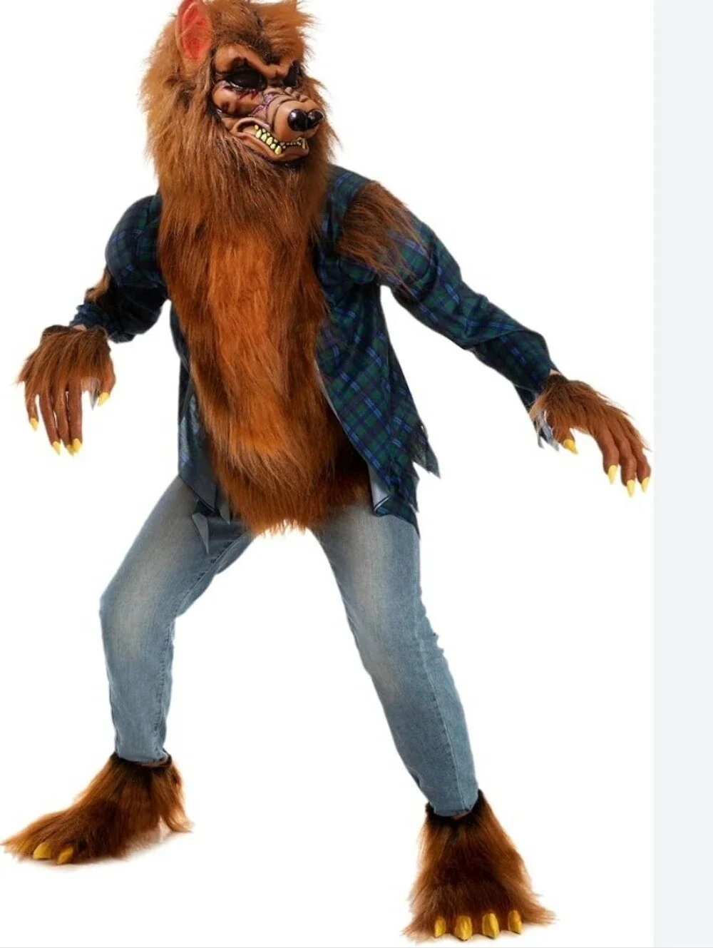 Kids Madness Werewolf Halloween Costume New Medium Unisex
